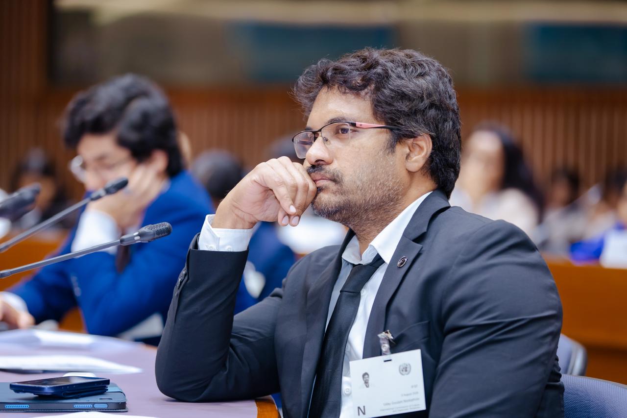 Dr Uday Goutam at United Nations Conference Centre, Bangkok