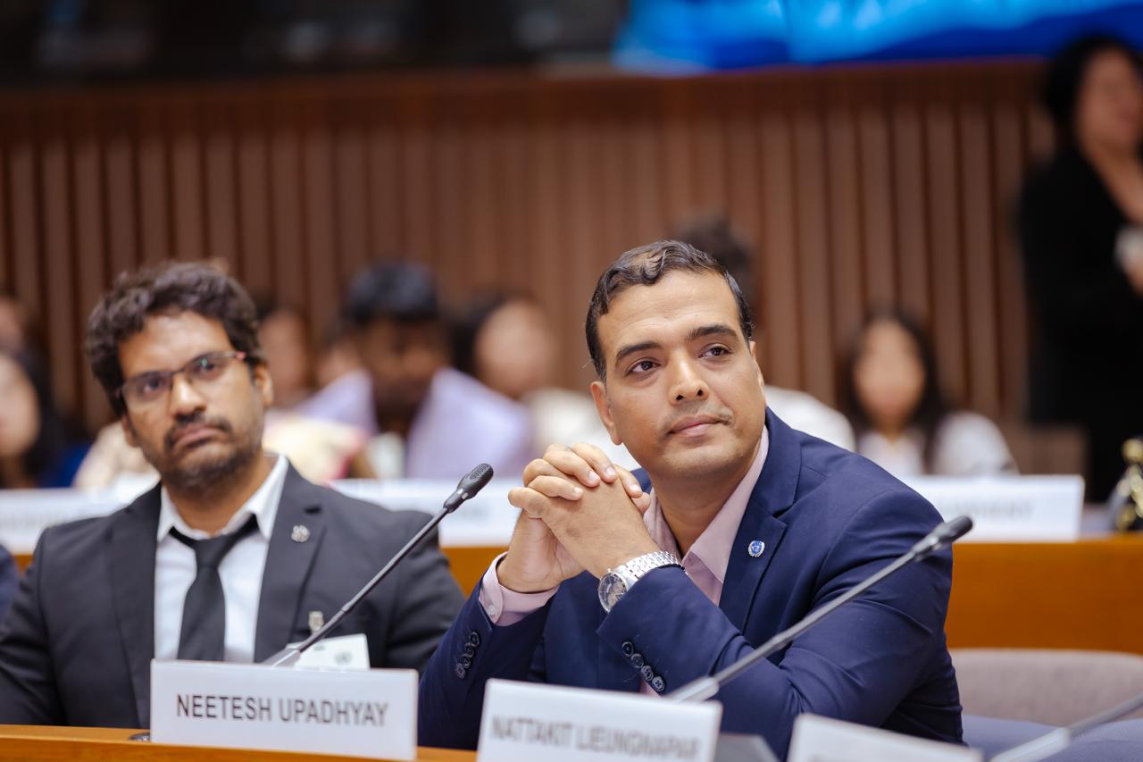 Dr Uday Goutam at United Nations Conference Centre, Bangkok