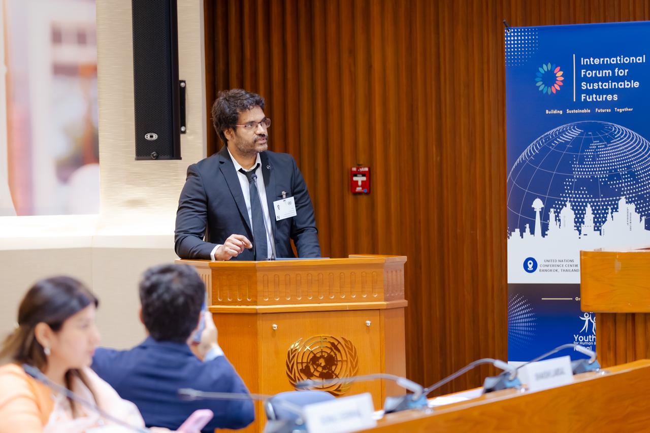 Dr Uday Goutam at United Nations Conference Centre, Bangkok