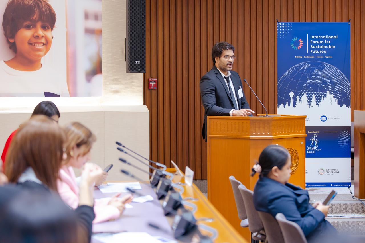 Dr Uday Goutam at United Nations Conference Centre, Bangkok